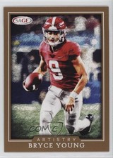 2022 SAGE Low Series Artistry Gold Bryce Young #ART-BY 0nr3