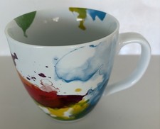 Taza Konitz Alemana Sobre Flujo de Color Arco Iris Salpicaduras Café Cerámica Té Mango Taza