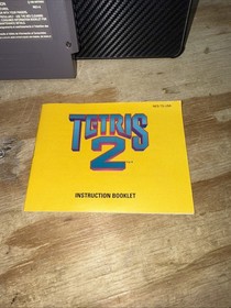 Tetris 2 Nintendo Entertainment System 1993 NES Cart & Manual Tested Working