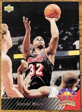 Harold Miner 1992-93 Upper Deck Rookie Card #469 Miami Heat NBA RC Free Shipping