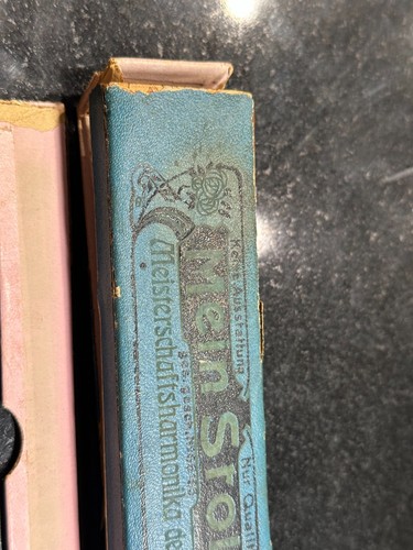 Antigua Hermónica Mein Stolz con Caja Alemania Original - Imagen 2 de 8