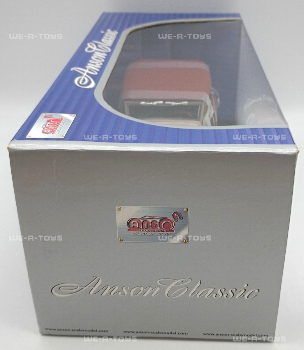 K68コレクション品✨ANSON アンソン ミニカー コレクション Anson Classic Collection Gray 1934 Packard Cabriolet Vehicle 1:18