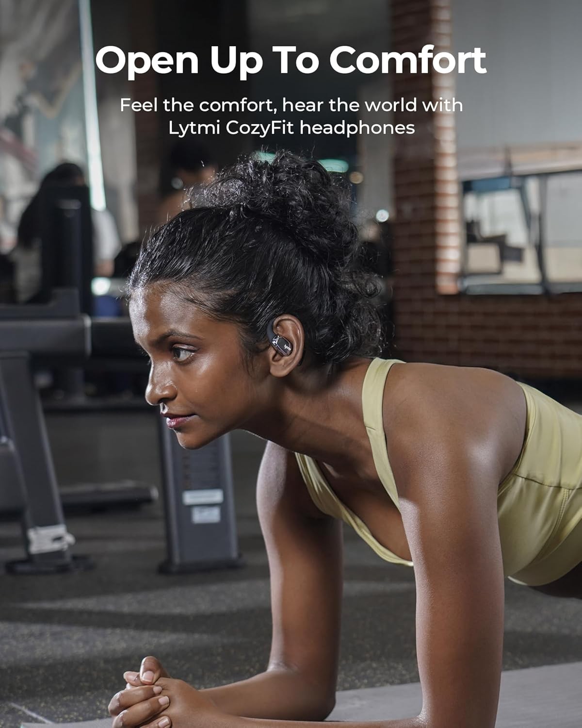 Lytmi CozyFit Open Ear Headphones, 0.23oz Ultra-Light Comfortable Wireless 