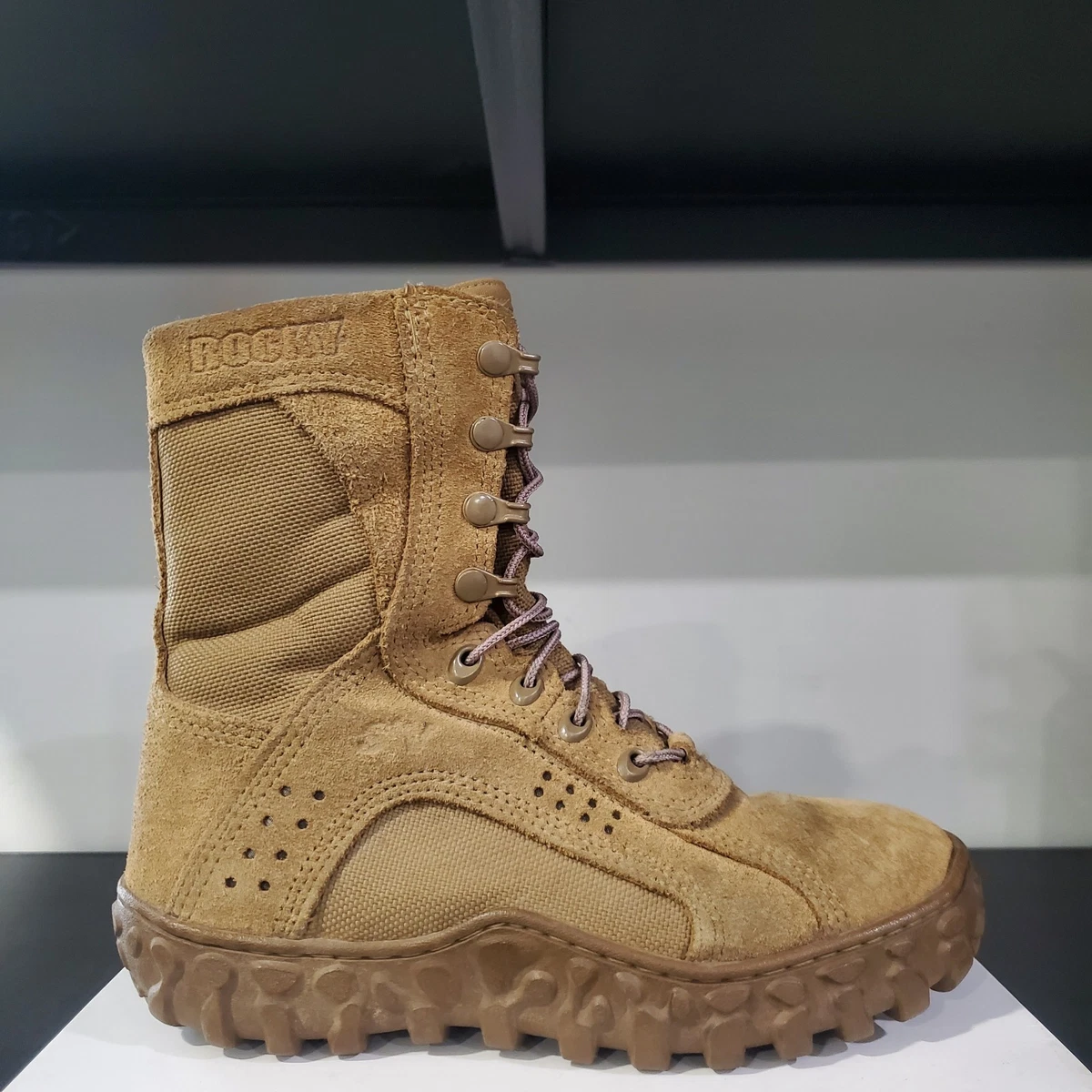 Rocky S2V Special Ops Boots Mens Size 6R Coyote Suede Vibram Insulated RKC055 Rocky S2V Special Ops Coyote Boots Men main image 3