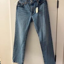 Levi s 501 90s premium jeans, straight legs, high raised