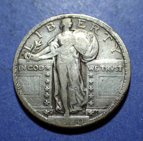 1920-D Standing Liberty Quarter  VF