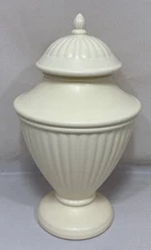Vintage Haeger Art Pottery Ceramic Lidded Urn Jar 1990 Empire Collection 15"H
