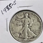 1935-S  50C  Walking Liberty Half Dollar  90% Silver  #1919￼