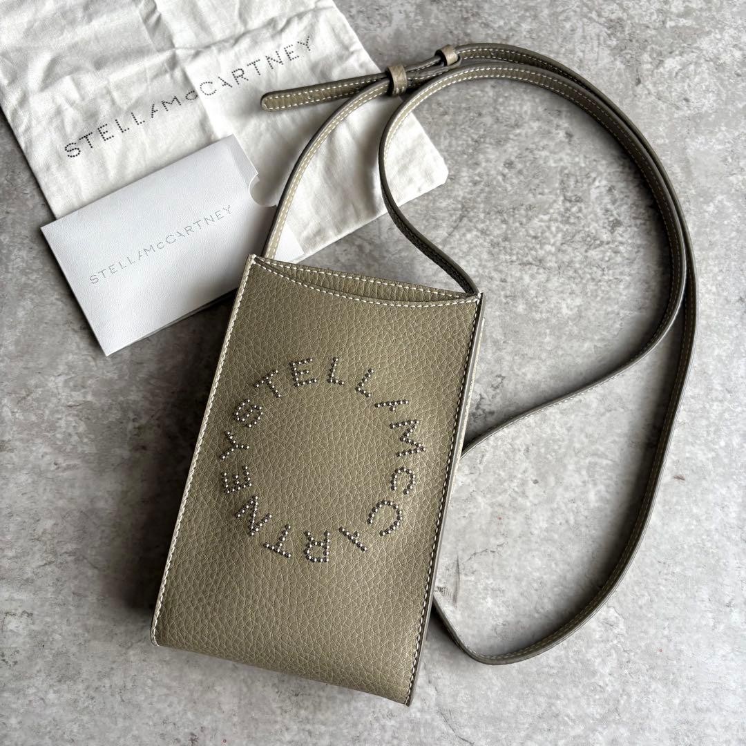 Condition STELLA McCARTNEY Studs Logo Phone Shoulder Bag