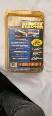 #ad Bulldog Security Long Range Remote Starter Model RS82 I New Old Stock $31.99