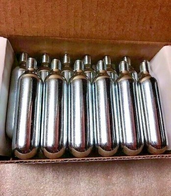30 CO2 cartridge 16g threaded tire inflator sports C02 soda keg HVAC  16 gram TH