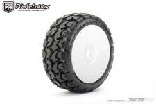 Powerhobby 18 Buggy King Cobra Belted Tires Mounted 17mm Dish White Wheels Powerhobby 18 Buggy King Cobra Belted Tires Mounted 17mm Dish White Wheels