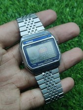 Vintage Casio AX-210 Melody Module 118 LCD Digital Alarm Watch For Part's