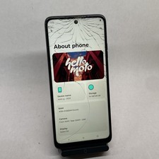 Motorola Moto G 2025 128GB Black XT2513-1 Unlocked Cracked Display READ