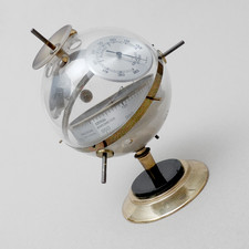 HDW Wetterstation Barometer Hygrometer Thermometer Sputnik 60er Jahre