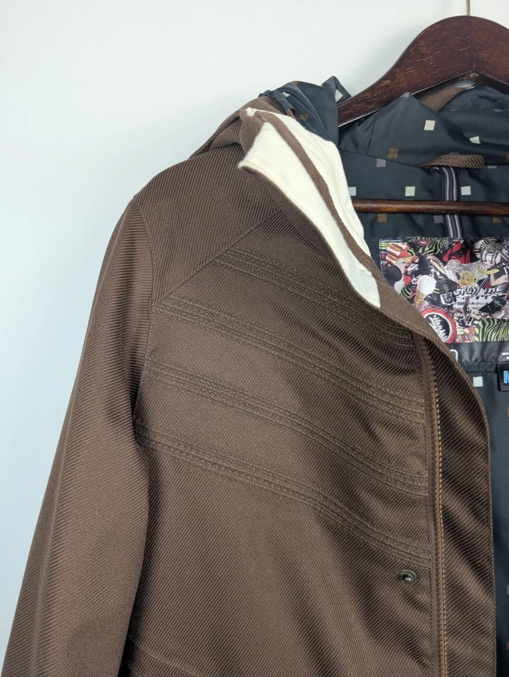 Burton Command Jacket Women's Medium Snowboard Hooded Brown Dryride Winter Coat - Image 4 of 4