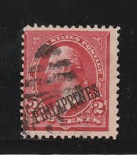 Philippines 1899 2c Carmine  WASHINGTON ovpt Philippines