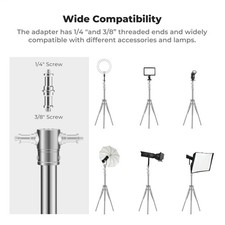 Spring Cushioned Light Stand for Photography