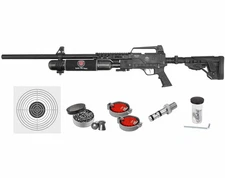 Hatsan Blitz 777 .22 Cal 1120 FPS 41 FPE PCP Air Rifle with Targets and Pellets