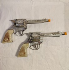 Vintage Kilgore Mustang Cap Gun Toy Gun Lot of 2 Made In USA
