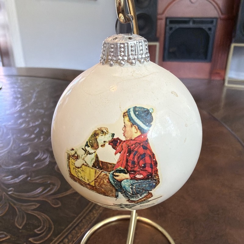 Norman Rockwell First Limited Edition 1976 Four Seasons Christmas Ornament