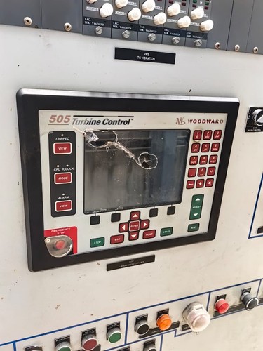 WOODWARD TURBINE | 505XT LV -STD | 8200-1310 rev H | little broken, Image 1 of 4