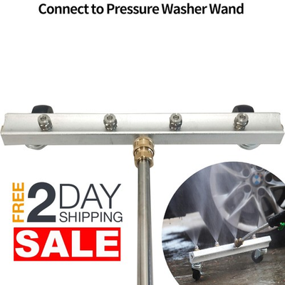 #ad Undercarriage Pressure Washer Attachment 13 Inch With Extension Wand 4000 PSI $34.99