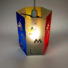 Mario Game Lampshade Mariocart Gamer Kids Bedroom Mancave  Boys Present Lights
