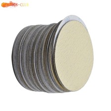 100 Pack 120 Grit 6" NO-Hole Disc Hook Loop Pads Sanding Discs Flocking 0.18 per gallon
