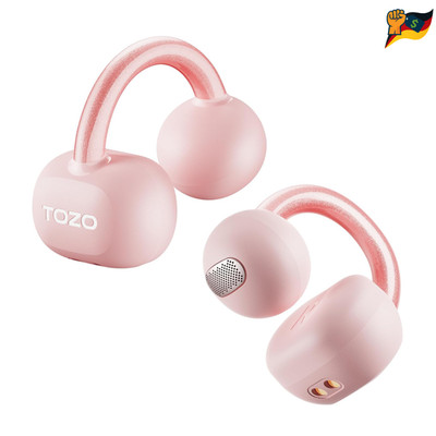 TOZO OpenEarRing Bluetooth 5.4 Kopfhörer 40 Std Akku Ladebox LED
