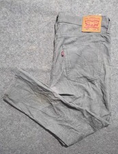 Levi’s 512 Grey Corduroy Jeans W36 L30 Slim Taper Levi Strauss Mens