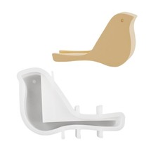 Silicone Card Holder Mould Bird Shape Suitable for Resin and Cement Artisans