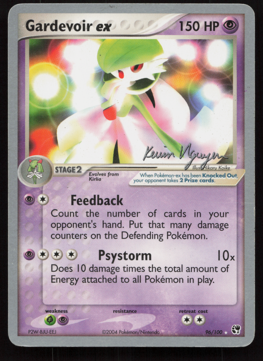 ポケモンカード　海外　EX リーフグリーン　デッキ　未開封　2004年発売 Gardevoir ex - 2004 (Kevin Nguyen) 96/100 World Championship Decks