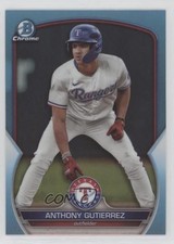 2023 Bowman Draft Chrome Sky Blue Refractor Anthony Gutierrez #BDC-100 0y59