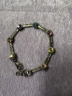 Vintage Sorelli Multicolor Crystal Bracelet Retired Costume Jewelry Designer