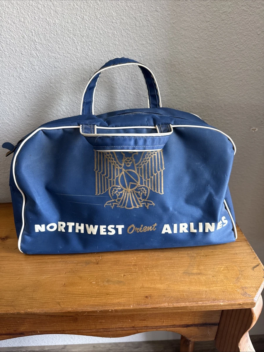 ノースウェスト　オリエント　エアライン　バック。【年代不明、昭和レトロ】。 Bag Northwest Airlines Collectibles for sale | eBay