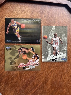 (3) Tim Hardaway Lot Fleer Ultra Gold Medallion Skybox Thunder Lightning HOF