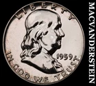 1959 Franklin Half Dollar - Choice Gem Proof  Lustrous  No Reserve  #J8774