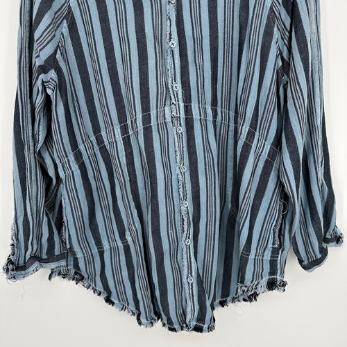 We The Free Summer Daydream a righe con bottoni overdye blu donna piccolo - Foto 4 di 10