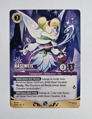 Disney Lorcana PROMO Sammelkarte - NASEWEIS 33/P3 - Winterzauber 2026 deutsch