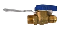 Legend 102-213 1/2" FL x 1/2" MPT Brass Gas Ball Valve LP Propane Fitting