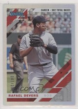 2019 Panini Donruss Variation Career Stat Line /302 Rafael Devers (Fielding) ia2