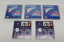 Fujifilm Iomega Zip Disc 100MB IBM Formatted Lot Of 5