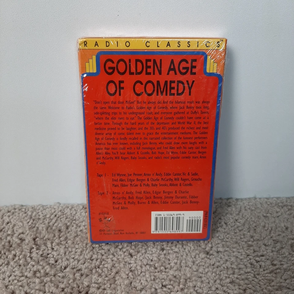Golden Age Of Comedy - Radio Classics (Cassette, 1994) NEW/SEALED - Image 2 of 2