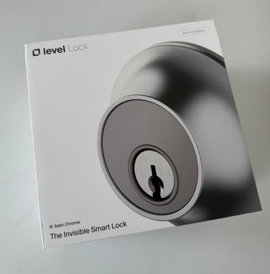 Level Lock Matter Smart Lock Deadbolt Matter-Over-Thread (Satin Chrome)