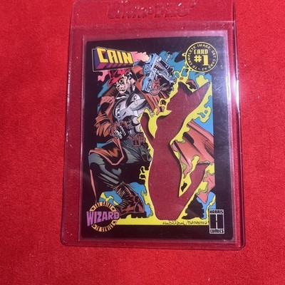 Wizard Guide Promo Card #1 Cain Decryptor Card Harris Comics