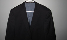 HUGO BOSS Mens 42 Long Dark Blue Blazer Sport Coat Pasolini Movie US Super 100's