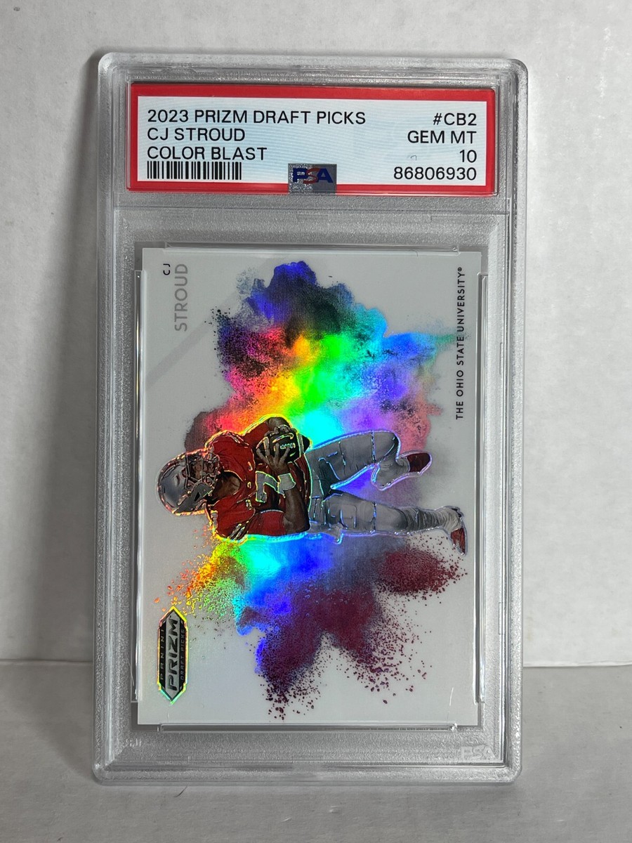 2023 Panini Prizm Draft CJ Stroud Color Blast Case Hit Ohio St RC