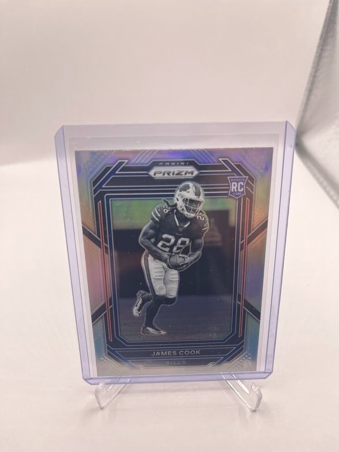 2022 Prizm James Cook Negative Silver Variation RC Rookie Buffalo Bills SP #319