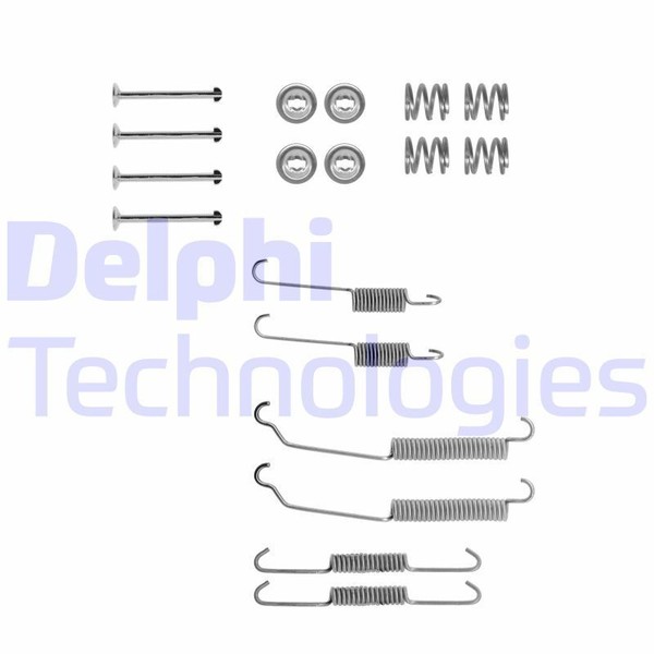 Delphi LY1102 ZubehöRsatz, Bremsbacken FüR Peugeot Renault-image